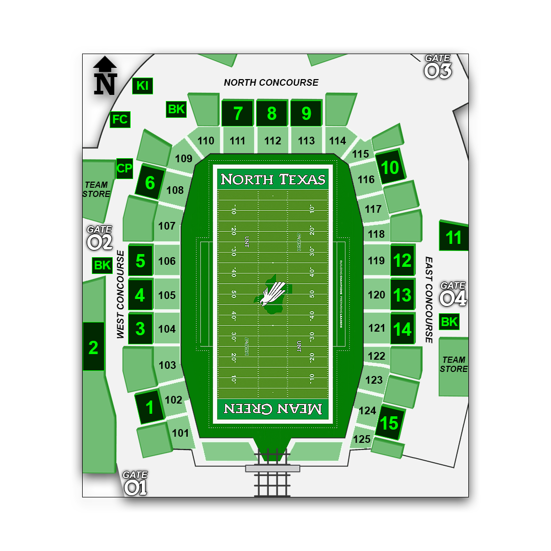 Apogee Stadium concessions